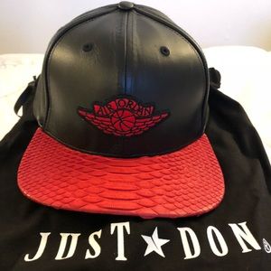 Just Don C X Air Jordan Bred Wings Hat Cap
